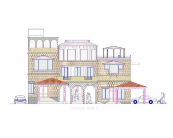 Facade Designs for Residential Buildings_01  .dwg