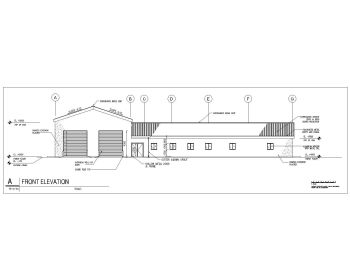 FIRE STATION_FRONT ELEVATION A