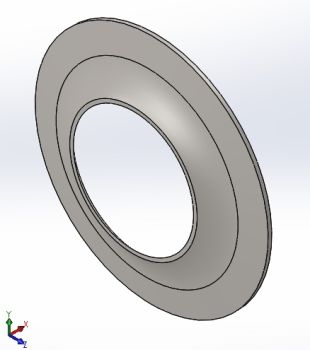 face plate for Impeller Assembly Solidworks model -CAD blocks free Download this face plate for impeller assembly so