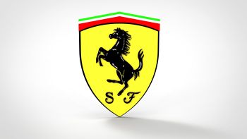 Ferrari logo sldprt Model