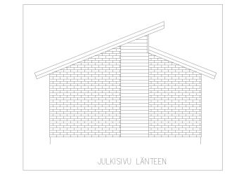 Finland 2 Car Garage Design Elevation .dwg_4