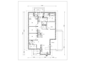 Finland House Design Layout Plan .dwg