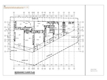 Fire Alarm System Design Mezzanine Floor Plan .dwg