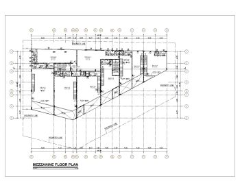 Fire Fighting System Mezzanine Floor Plan .dwg