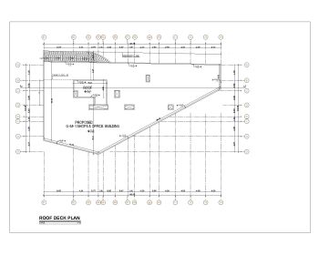 Fire Fighting System Roof Deck  Plan .dwg