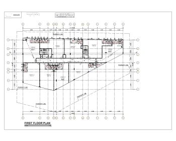Fire Safety Drawings for Commercial Building First Floor Plan .dwg
