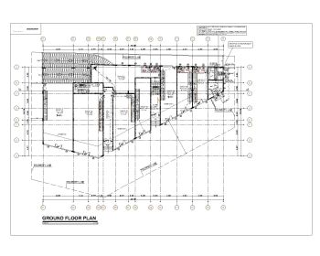 Fire Safety Drawings for Commercial Building Ground Floor Plan .dwg