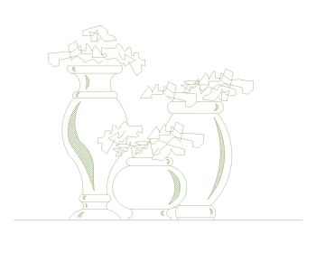 Flower Isometric Views for AutoCAD .dwg_13