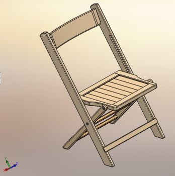 Folding Chair solidworks