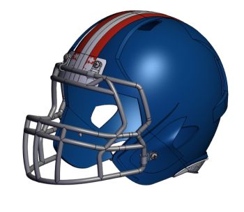 Football Helmet-2 solidworks