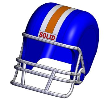 Football Helmet-3 solidworks