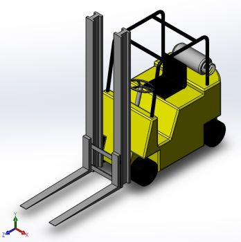 Forklift solidworks Model
