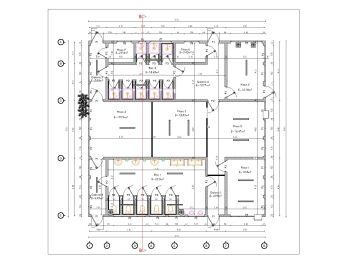 French Architectural Concept Duplex House Type-2 GF Plan .dwg