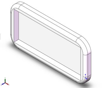 Front Plate Cover solidworks