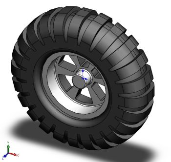 Front Tire Solidworks model