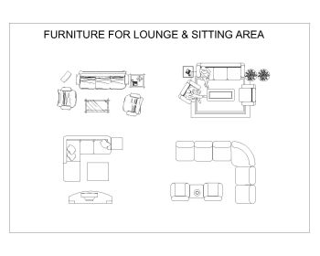 Furniture for Lounge & Sitting Area .dwg_10
