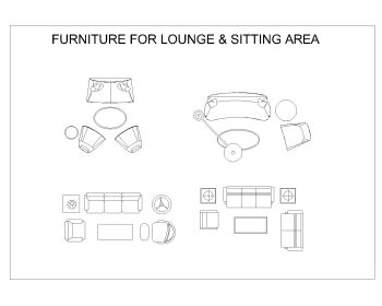 Furniture for Lounge & Sitting Area .dwg_14