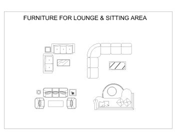 Furniture for Lounge & Sitting Area .dwg_18