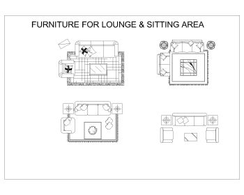 Furniture for Lounge & Sitting Area .dwg_4