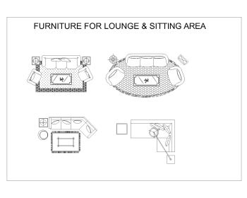 Furniture for Lounge & Sitting Area .dwg_6