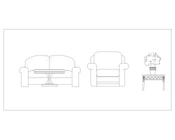 Furniture for Office & Waiting Area .dwg_11