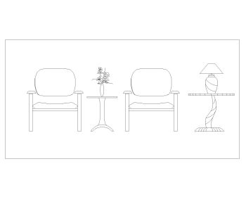Furniture for Office & Waiting Area .dwg_16