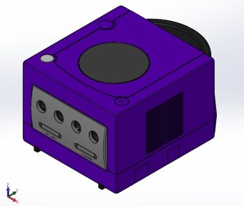 Game Cube Solidworks model
