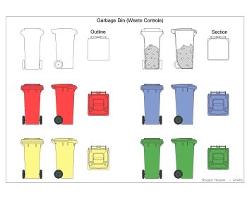Контейнер для мусора (контроль отходов)