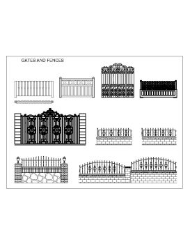 Gates & Fences .dwg