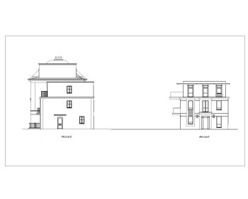 German Style Elevation Design for Villas .dwg_6