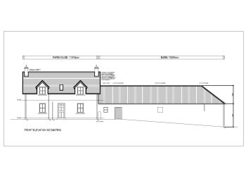 German Style Houses Existing & Proposed Design Elevation .dwg_3