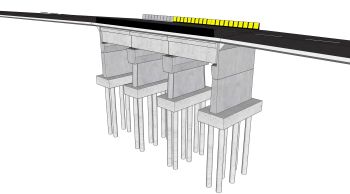 Girder Bridge Sketchup model