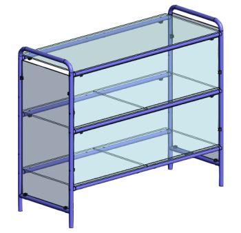 Glass case Container solidworks