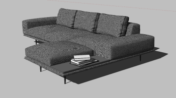 Gray sofa skp
