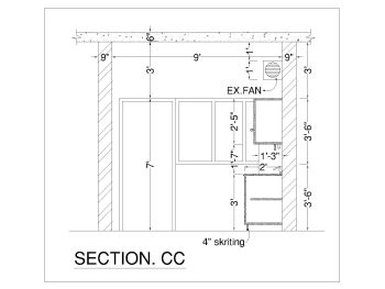 Ground Floor Kitchen Design Section .dwg_CC
