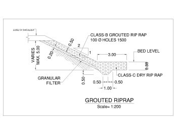 Grouted Riprap .dwg
