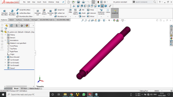 HC_piston rod.sldprt 3D CAD Model