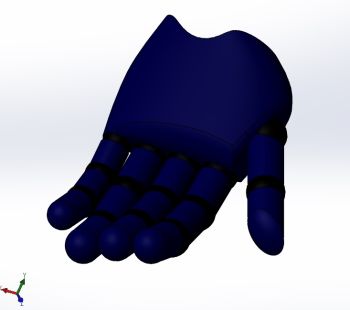 Hand solidworks Model
