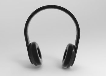 Headphones 3DS Max model