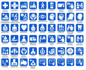 Healthcare symbols CAD collection dwg