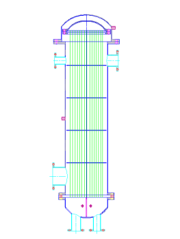Heat Exchanger Complete Assembly .dwg drawing