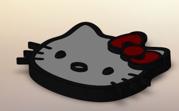 Hello Kitty-1 Solidworks model