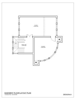 Hilly Villa House Design Basement plan .dwg_1