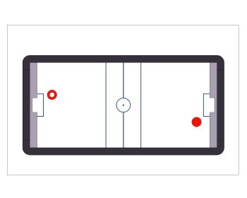 Hockey Table Top View .dwg