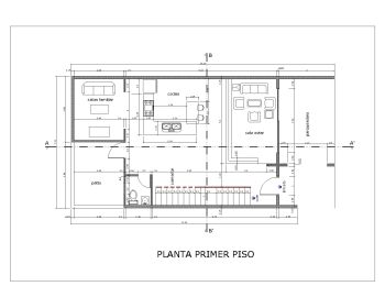 House Double Height 2D Plan .dwg-2