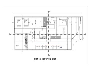 House Double Height 2D Plan .dwg-4