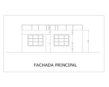 House Double Height 2D Sectional View .dwg-2