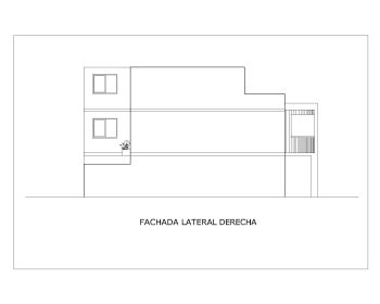House Double Height 2D Sectional View .dwg-6