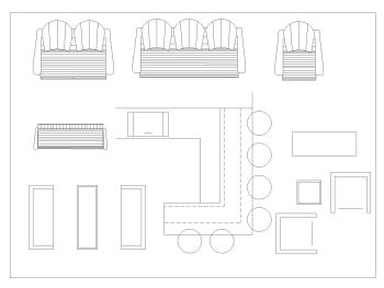 House Furniture Mix .dwg_4