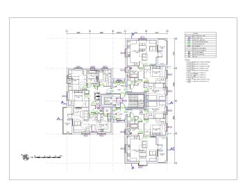 USA Apartment floor plan AutoCAD download - dwg 